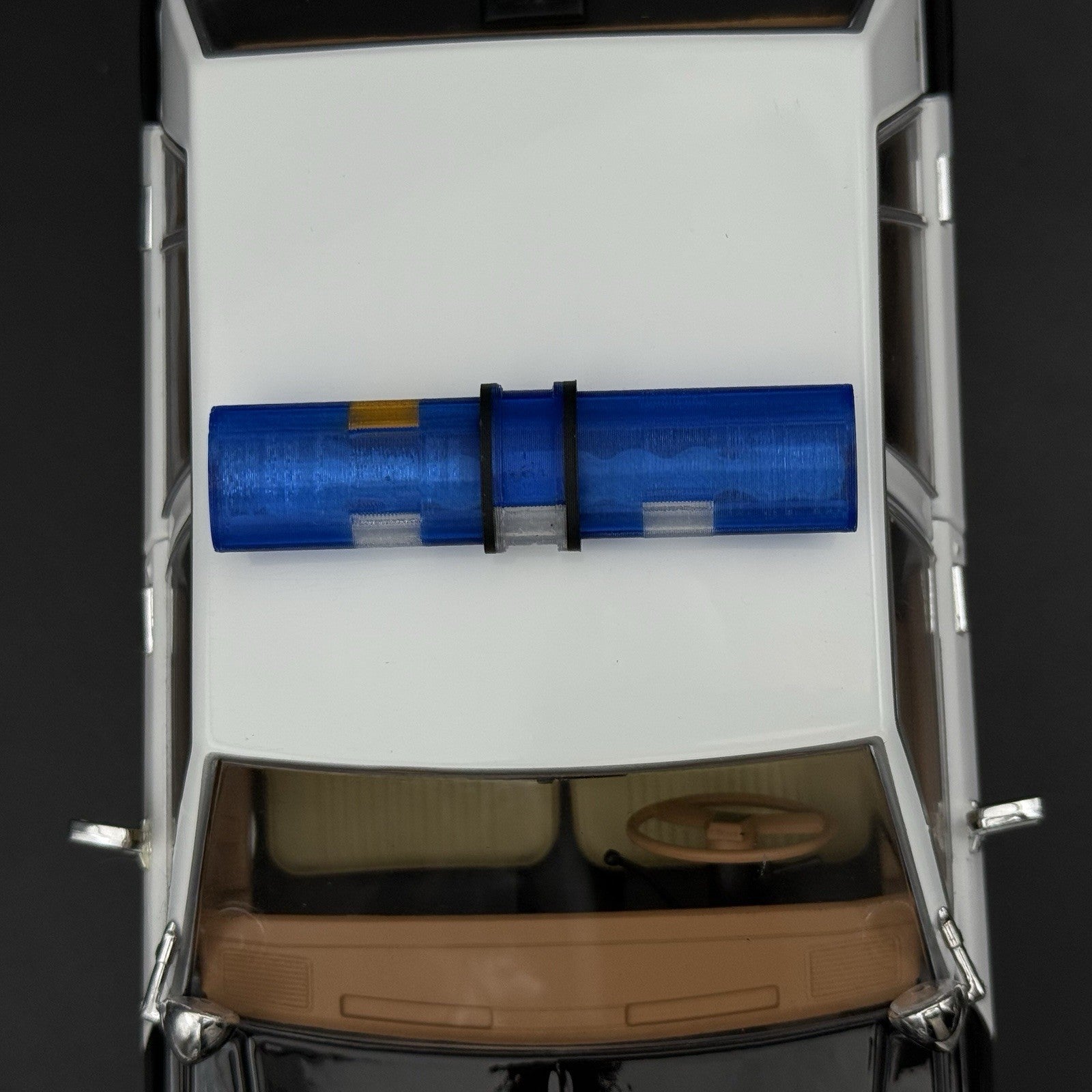 1/18 LED Ready Jetstrobe Jetstream Lightbar Blue Clear Amber Police Sheriff18