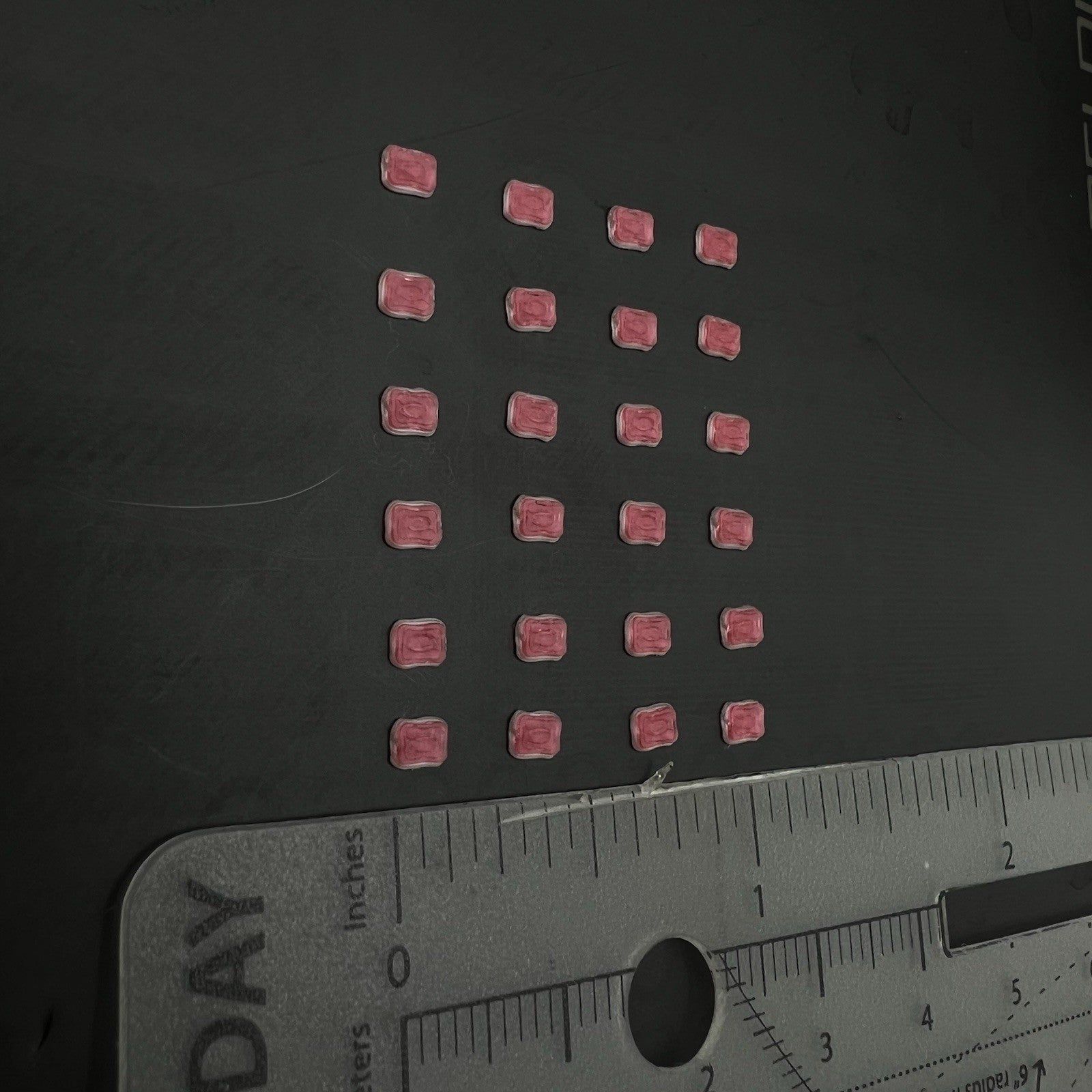 24 Pack 1/64 Whelen 900 Ambulance Red Warning Lights EMS Police Fire4