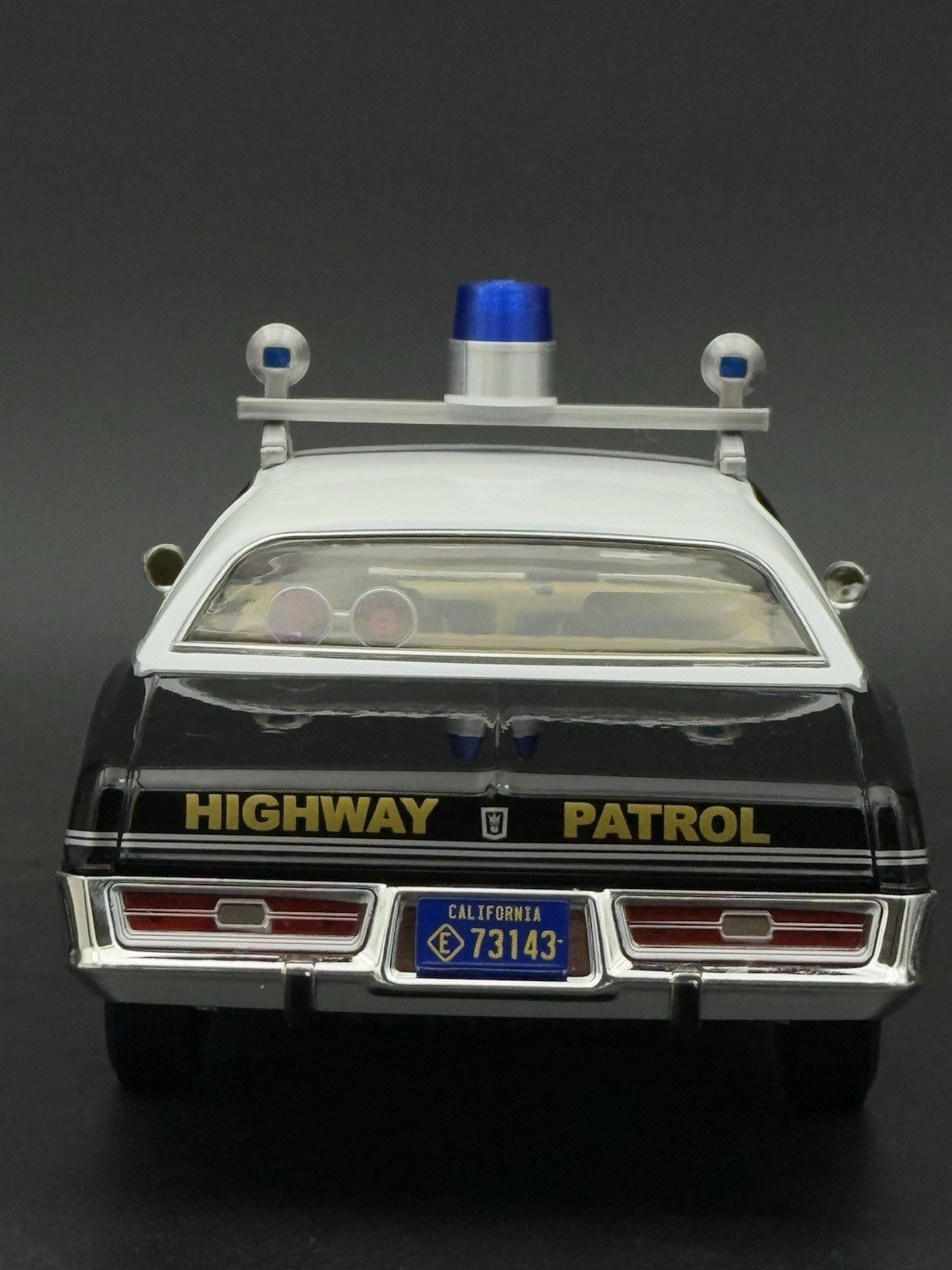 1/24 Scale Model Visibar CJ 184 284 Blue Beacon Lollipop Police Light 2456BBB7