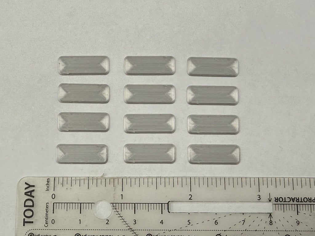 12 Pack 1/24 25 Rectangular Scene Lights For Fire Trucks Ambulances2