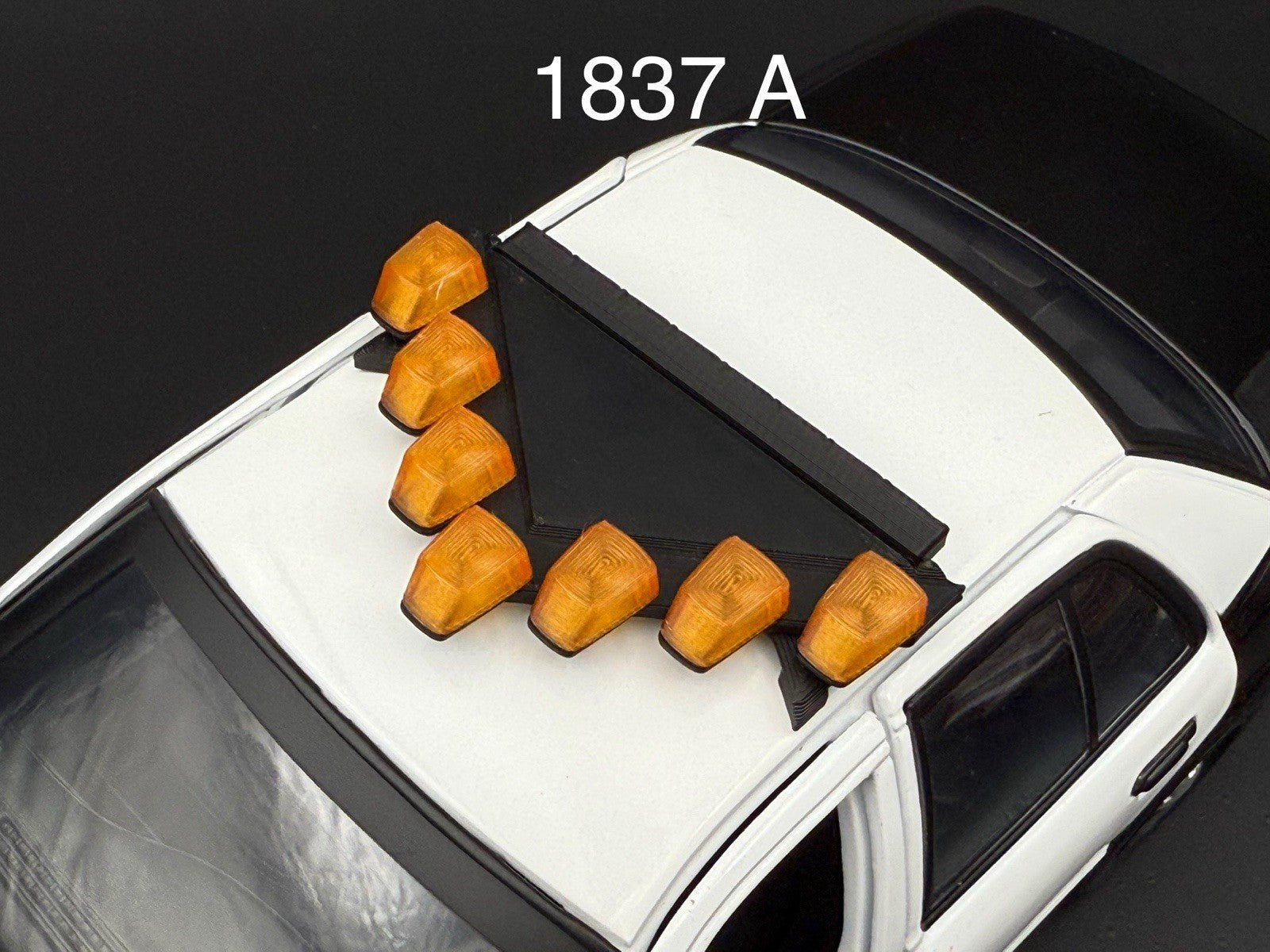 1/18 LED Ready Amber Federal Signal Vector Vision Lightbar Tow Security Work0
