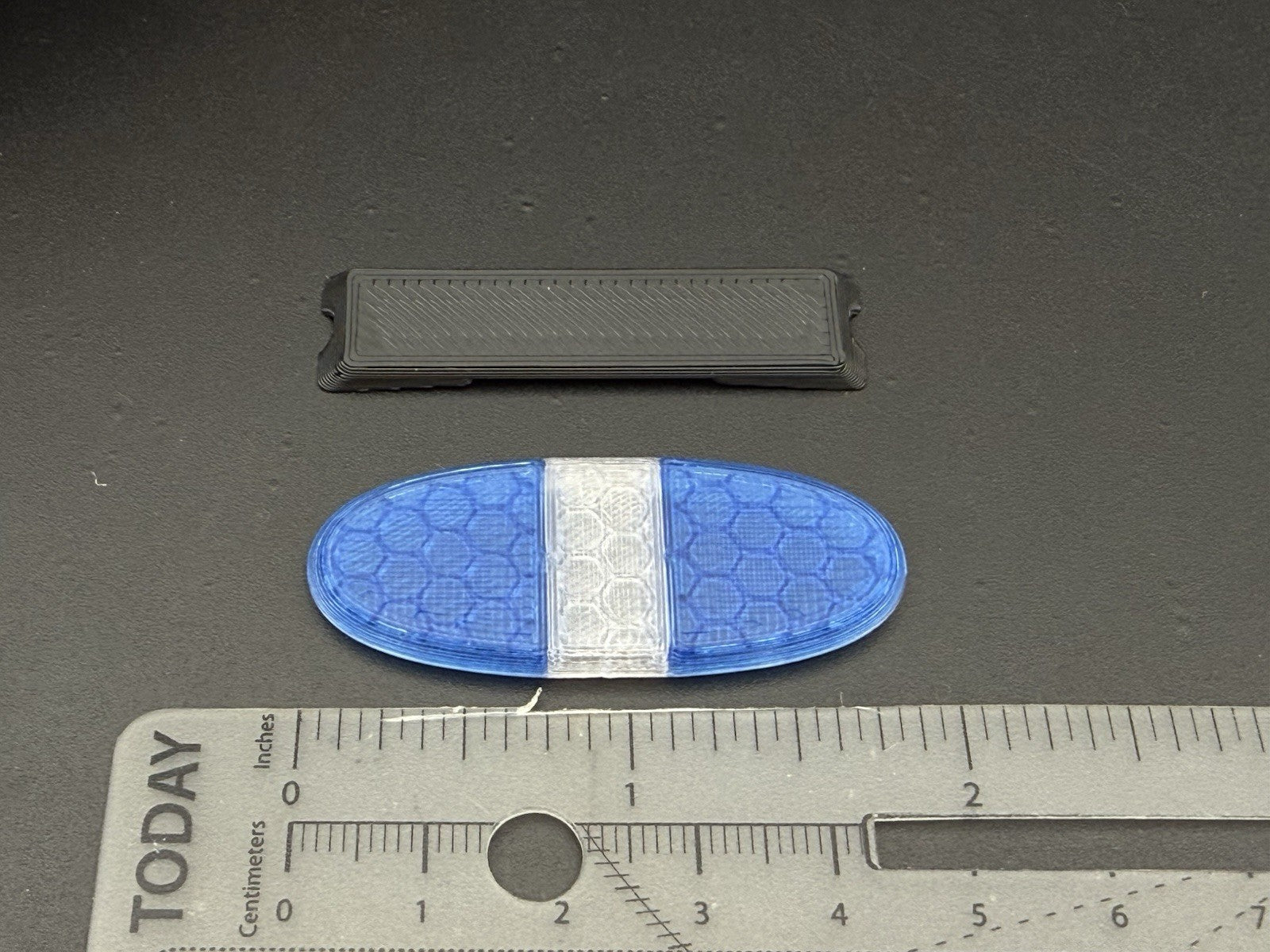 1/24 25 PCB Ready Blue Federal Signal Arjent Lightbar Police SUV 2412PCBBC1