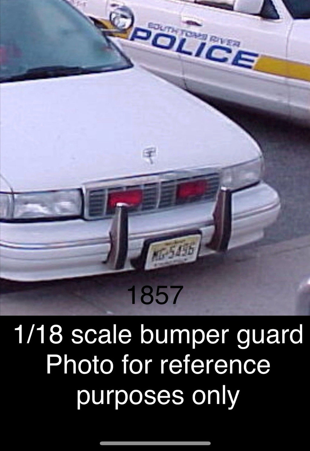 1/18 Vintage Push Bumper Guard For UT Chevrolet Caprice Police Car10