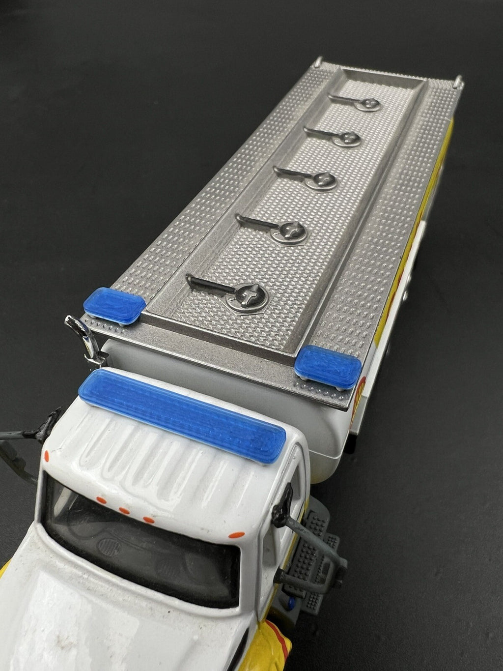 3 Pack 1/64 Whelen Long & Short Blue Lightbar Code 3 Fire DCP Tow Truck Trailer6