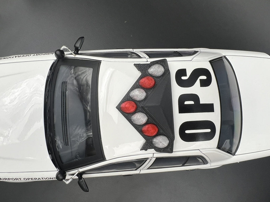 1/18 LED Ready NYPD Red Federal Signal Vision SLR Lightbar Police Sheriff Car11