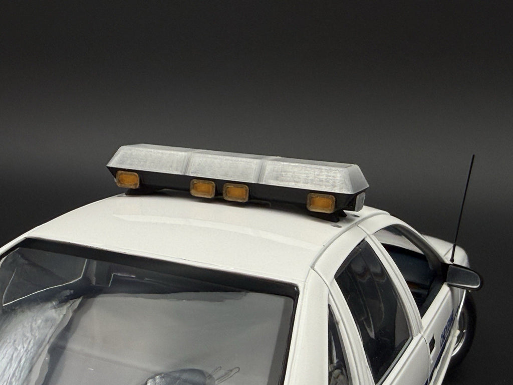 1/18 Scale Model Clear Streethawk Lightbar Police 1859ClearC12