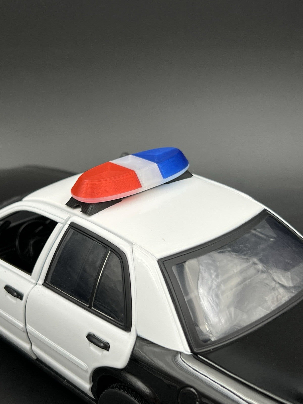 1/18 Blue Red Federal Signal Vista Lightbar Police Sheriff SUV Car Ford Chevy11