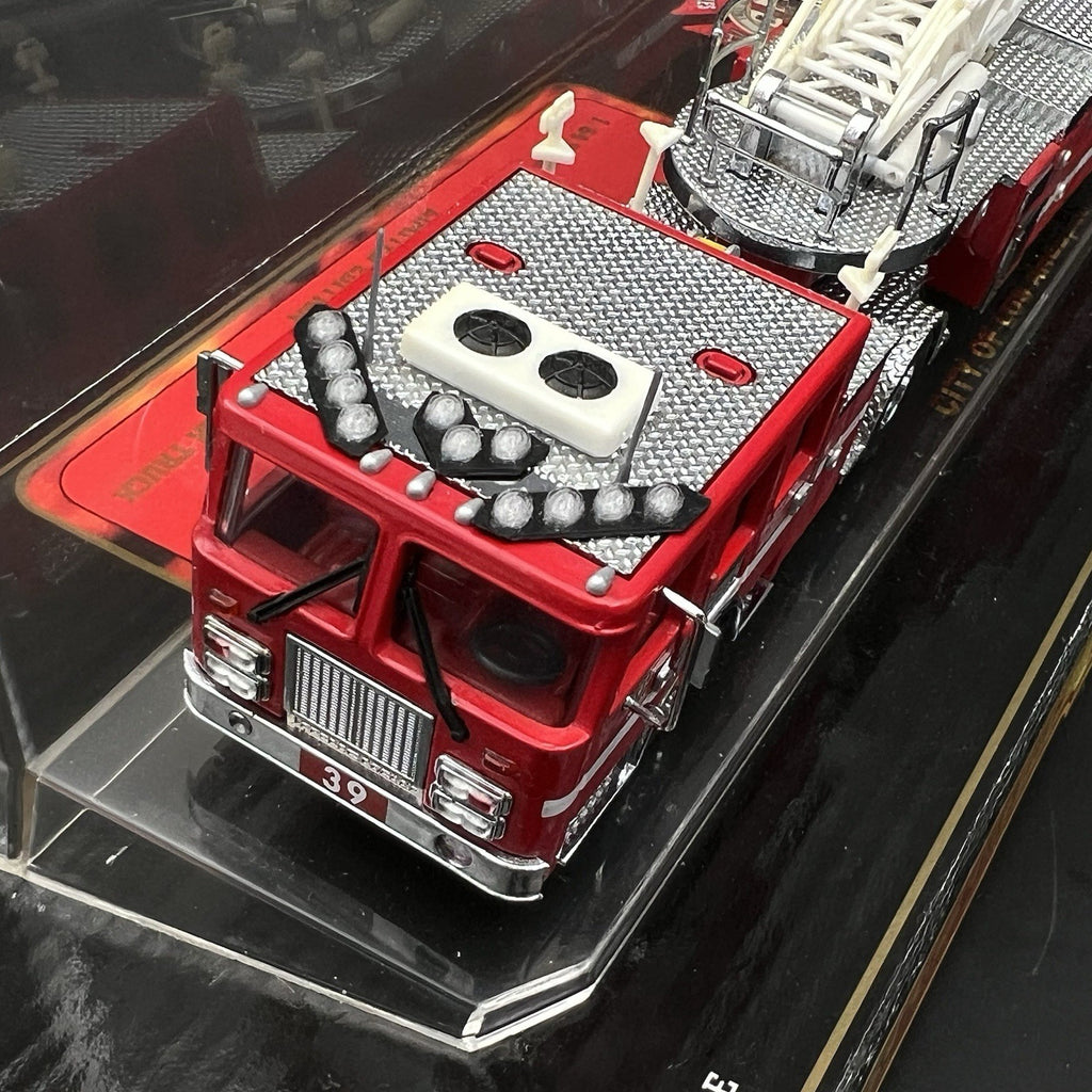 3 Pack 1/64 Clear Split Vision SLR Lightbar Fire Truck Ladder Code 3 Kitbash7