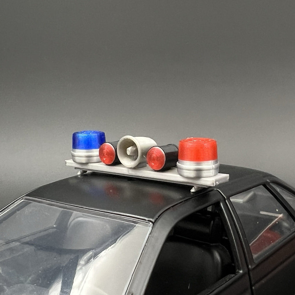 1/24 1/25 Blue Red Mars Skybolt Beacon Lightbar Siren Speaker Police Sheriff10