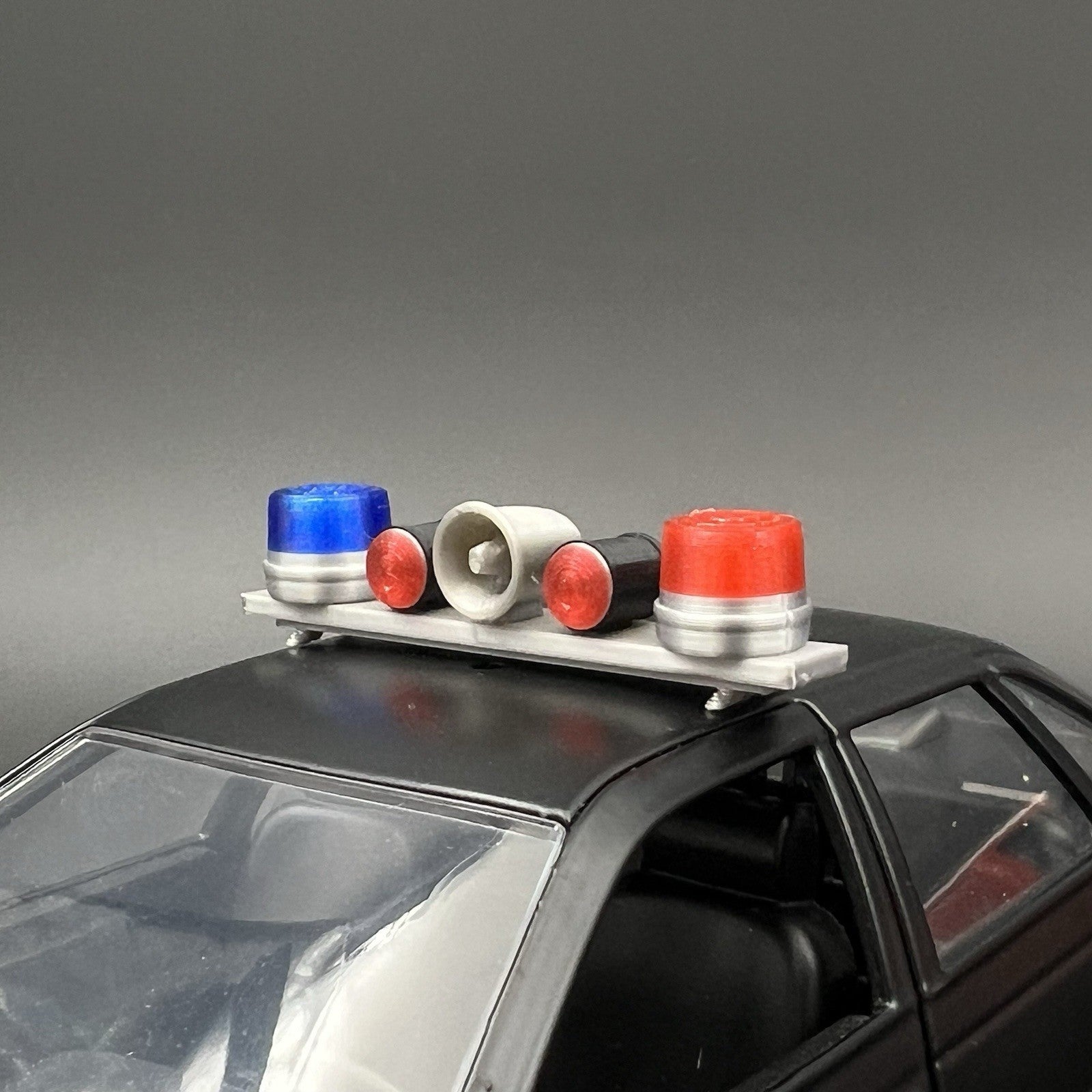 1/24 1/25 Blue Red Mars Skybolt Beacon Lightbar Siren Speaker Police Sheriff10