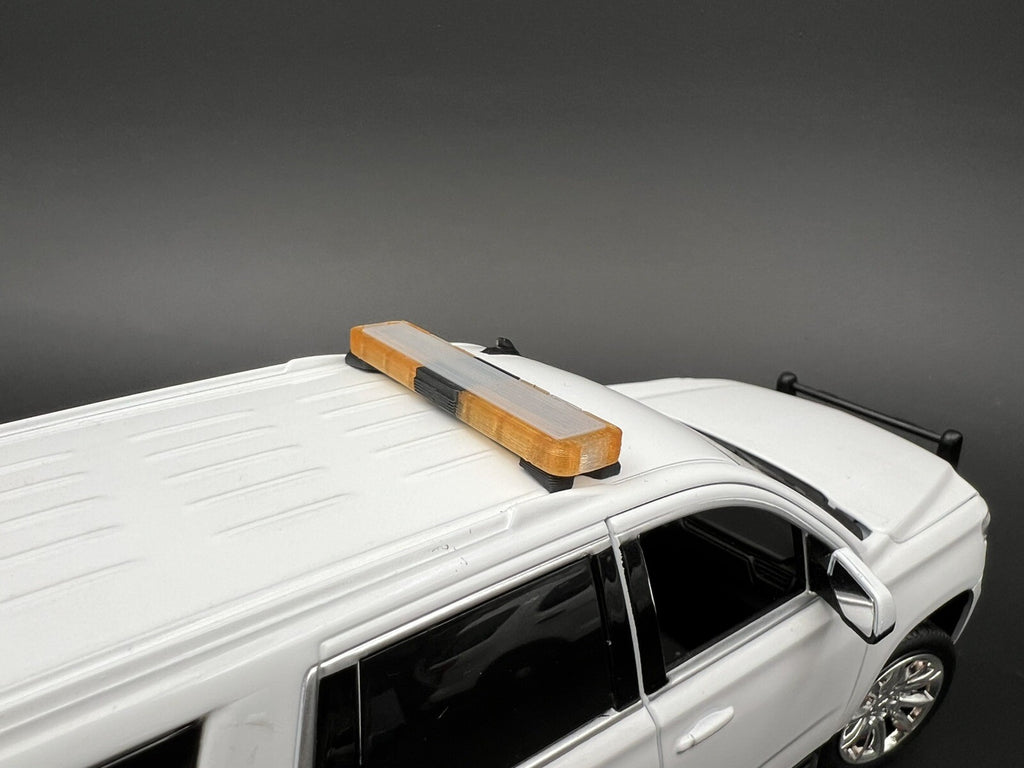 1/24 25 27 LED Ready Whelen Edge Lightbar Amber Security Work Tow Construction6