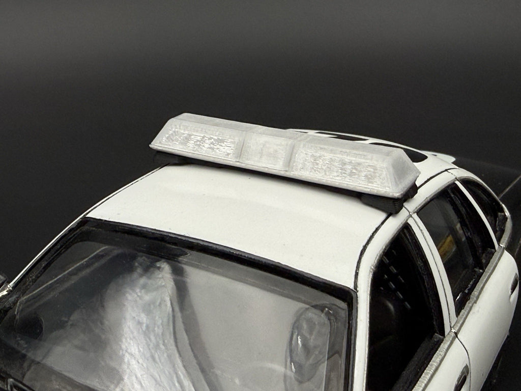 1/24 1/25 Scale Model Clear Code 3 LP6000 Lightbar Police Fire 2411ClearC2