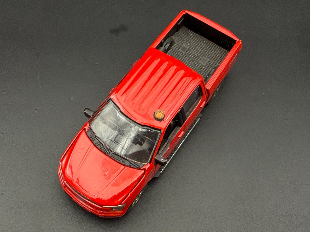 4-Pack 1/64 Scale Model Slim Amber Beacon Lightbar Construction Tow 6462A4