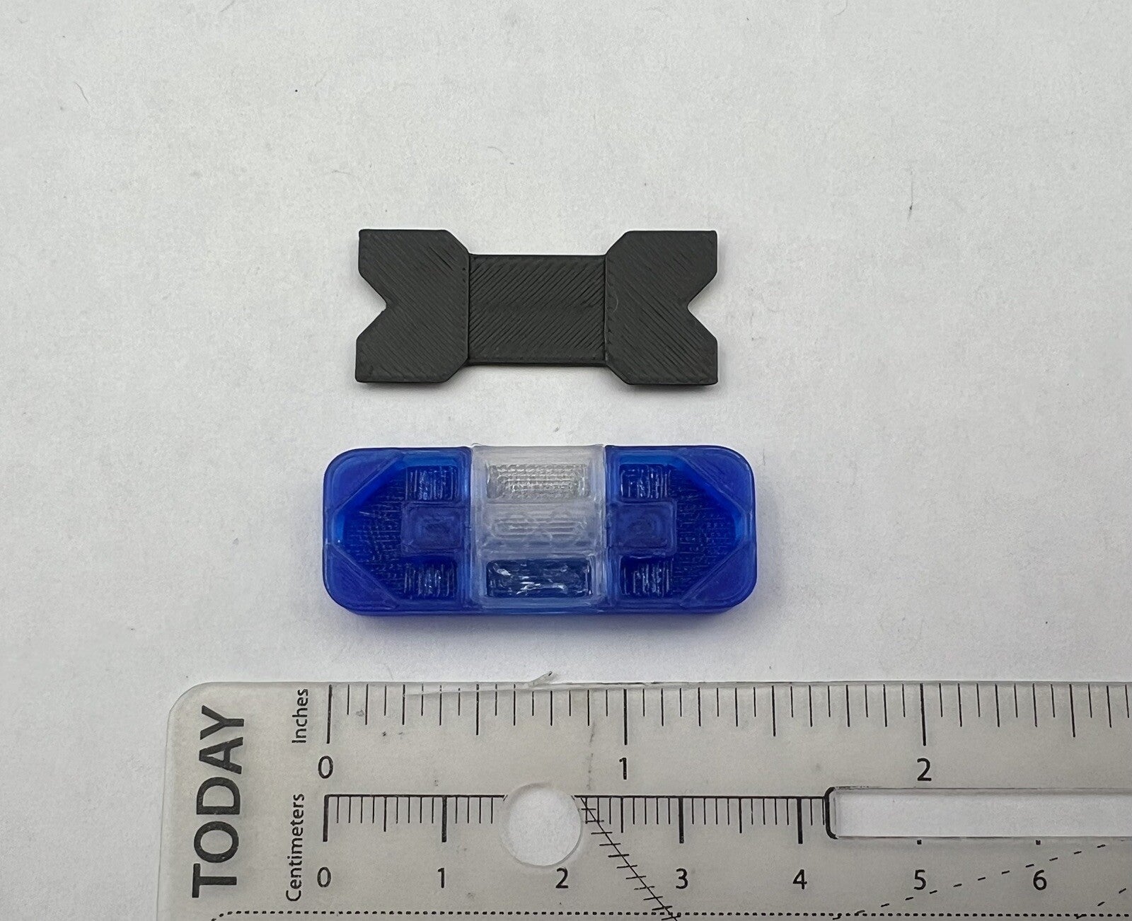 1/18 Mini Whelen Edge Lightbar Blue Red Clear Gray Top Cover Police Sheriff Fire3