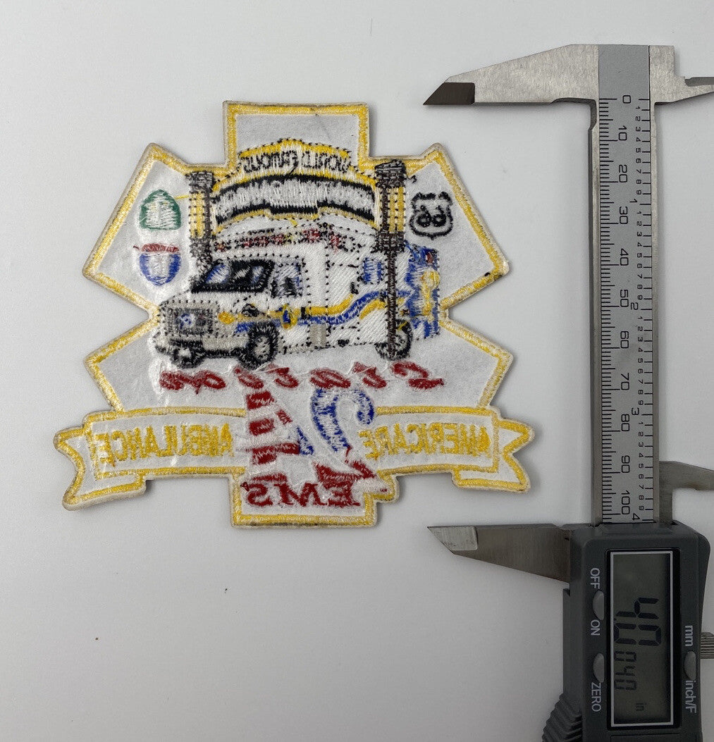 AMERICARE AMBULANCE SANTA MONICA CA EMS FIRE PATCH CALIFORNIA PIER PCH ROUTE 661