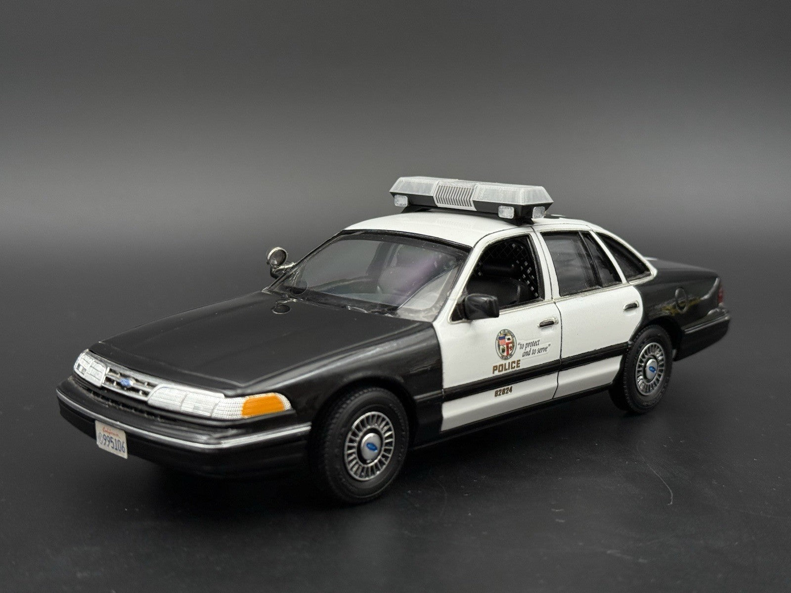 1/24 25 Scale Clear Chrome Streethawk Lightbar Police 24643