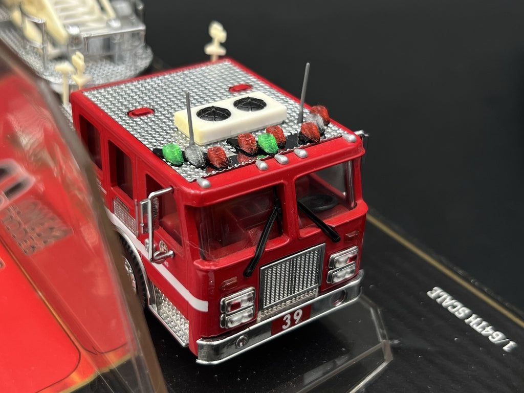 3 Pack 1/64 Chicago Fire CFD Green Red Split Vector Lightbar Truck Engine Code 37