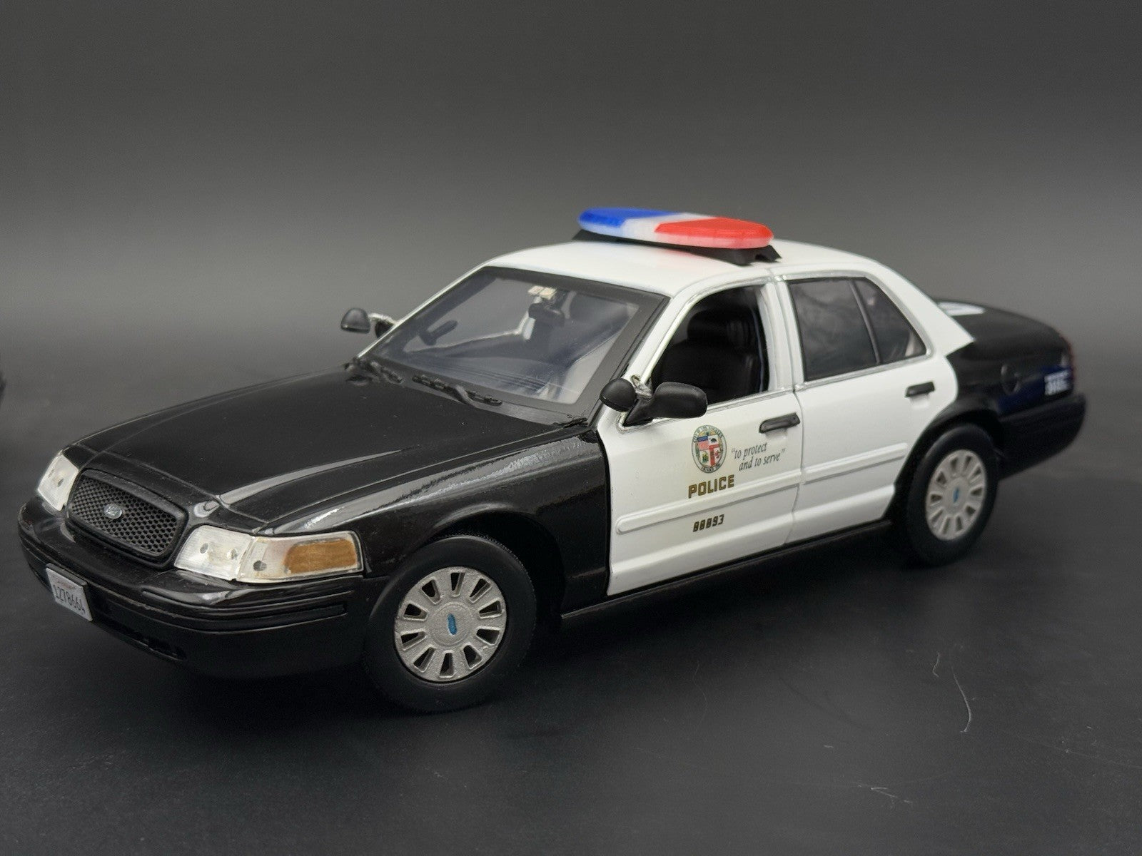 1/18 Scale Model LED Compatible Blue Red Federal Arjent Lightbar Police 1804BR6