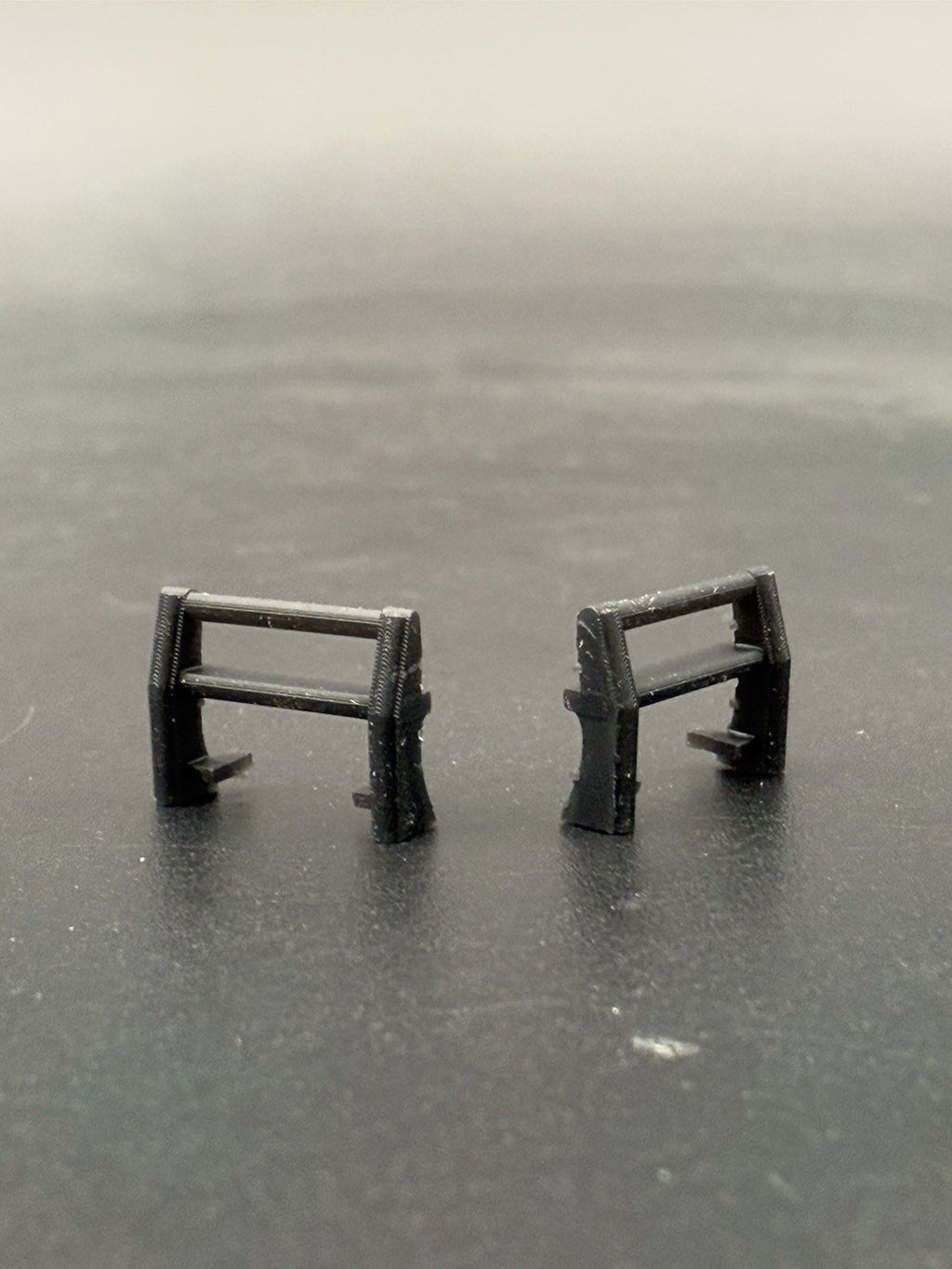 2 PACK 1/64 1990s Push Bumper Pushbar Universal Sedan Crown Vic Police Fire16