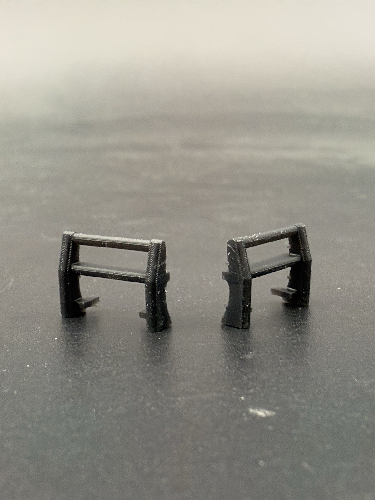 2 PACK 1/64 1990s Push Bumper Pushbar Universal Sedan Crown Vic Police Fire16