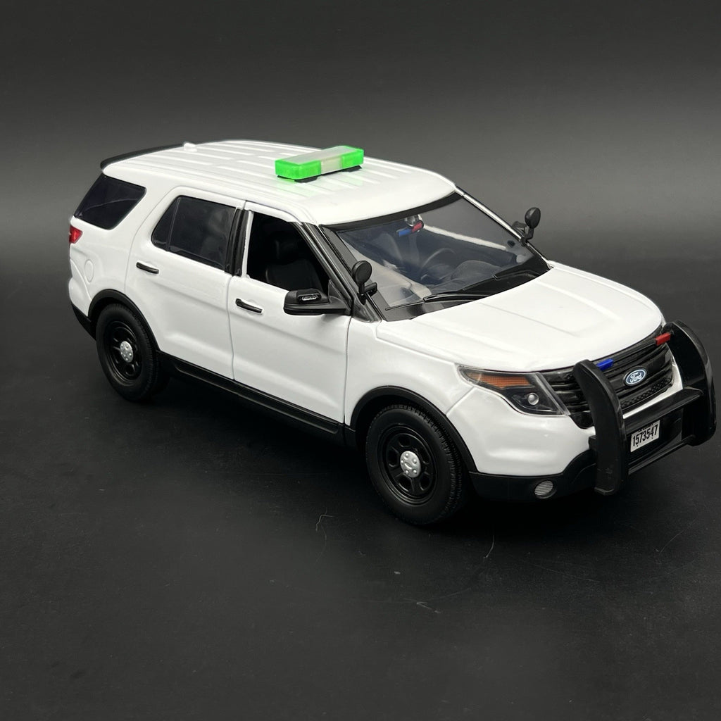 1/18 Mini Whelen Edge Lightbar Clear Green Gray Top Cover10
