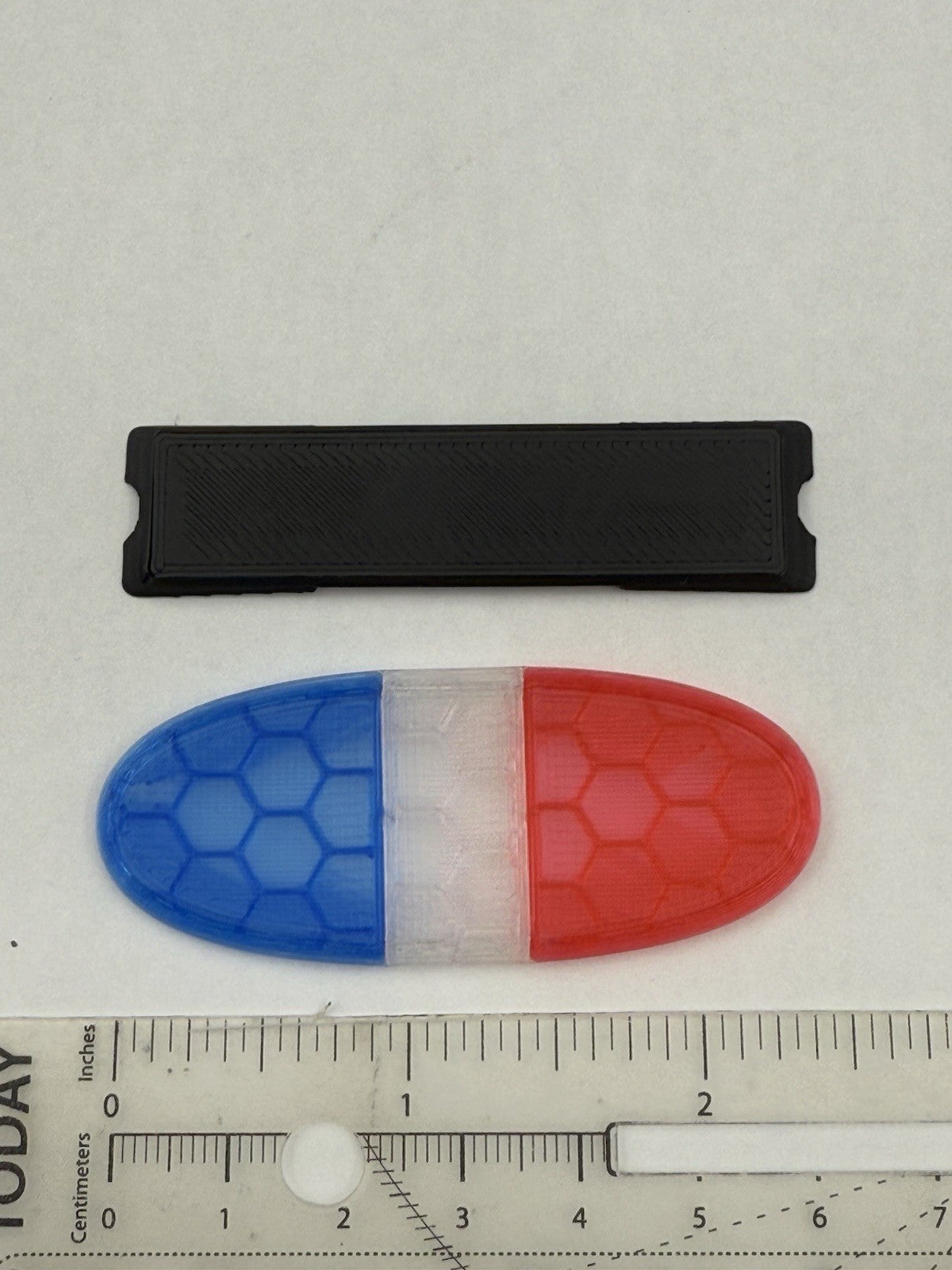 1/18 Scale Model LED Compatible Blue Red Federal Arjent Lightbar Police 1804BR2