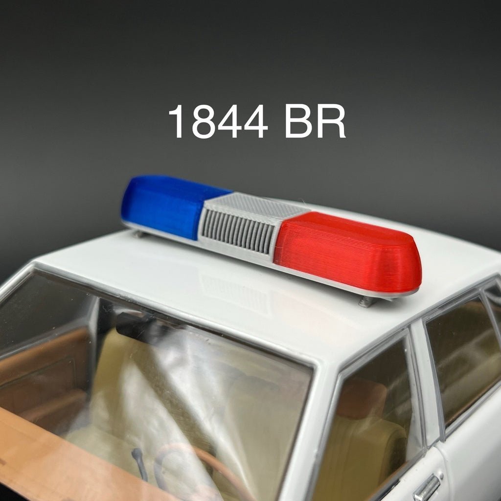 1/18 Blue Red Whelen 80H 90H 8000 Lightbar Police Sheriff Fire Highway Patrol0