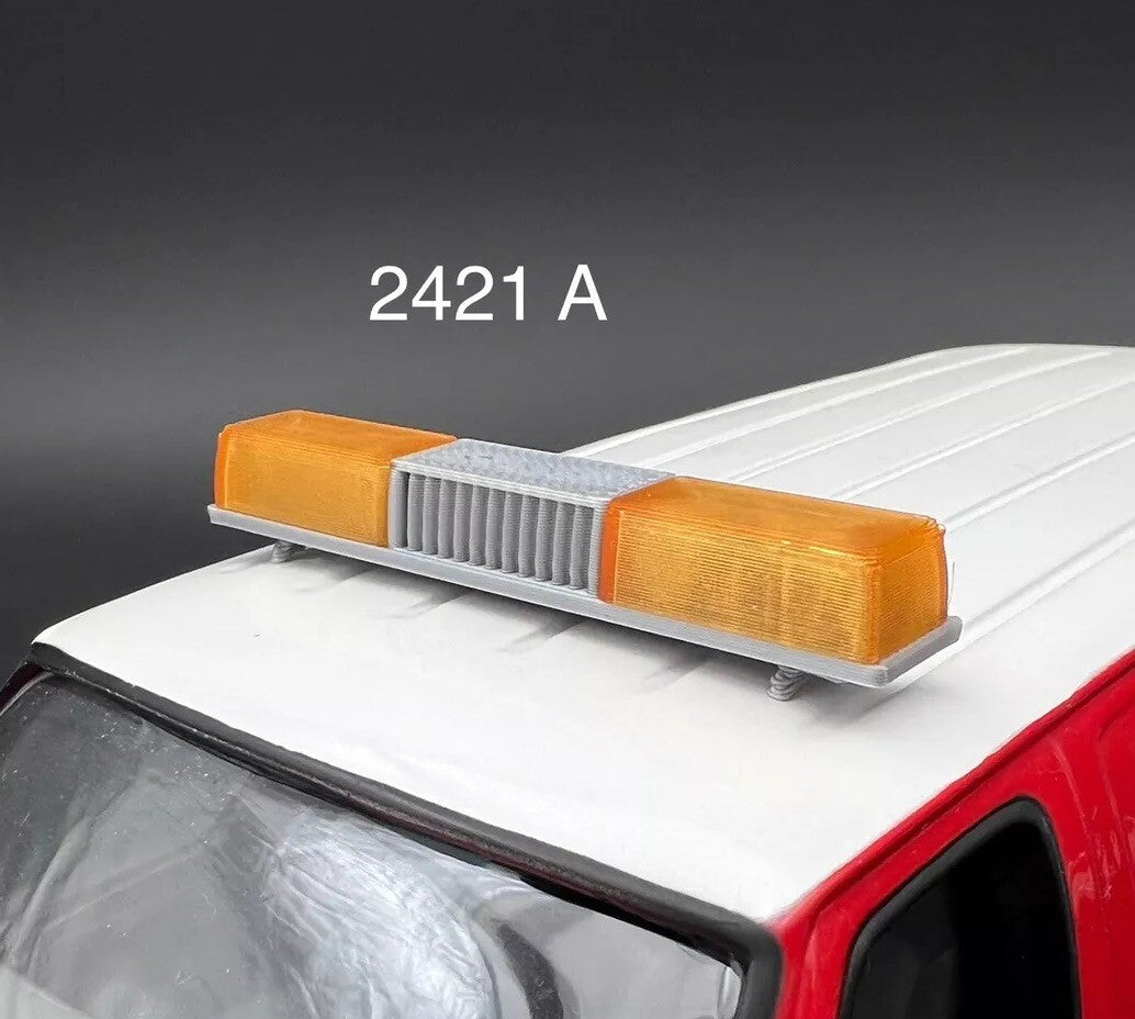 1/24 1/25 Amber Yellow Twinsonic Lightbar Tow Truck Security Construction0
