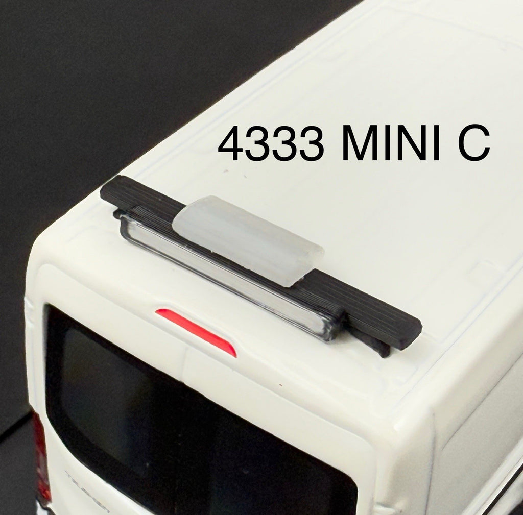 1/43 Jetsolaris Lightbar For NYPD Chevy Express Van New York Police Fire Sheriff0