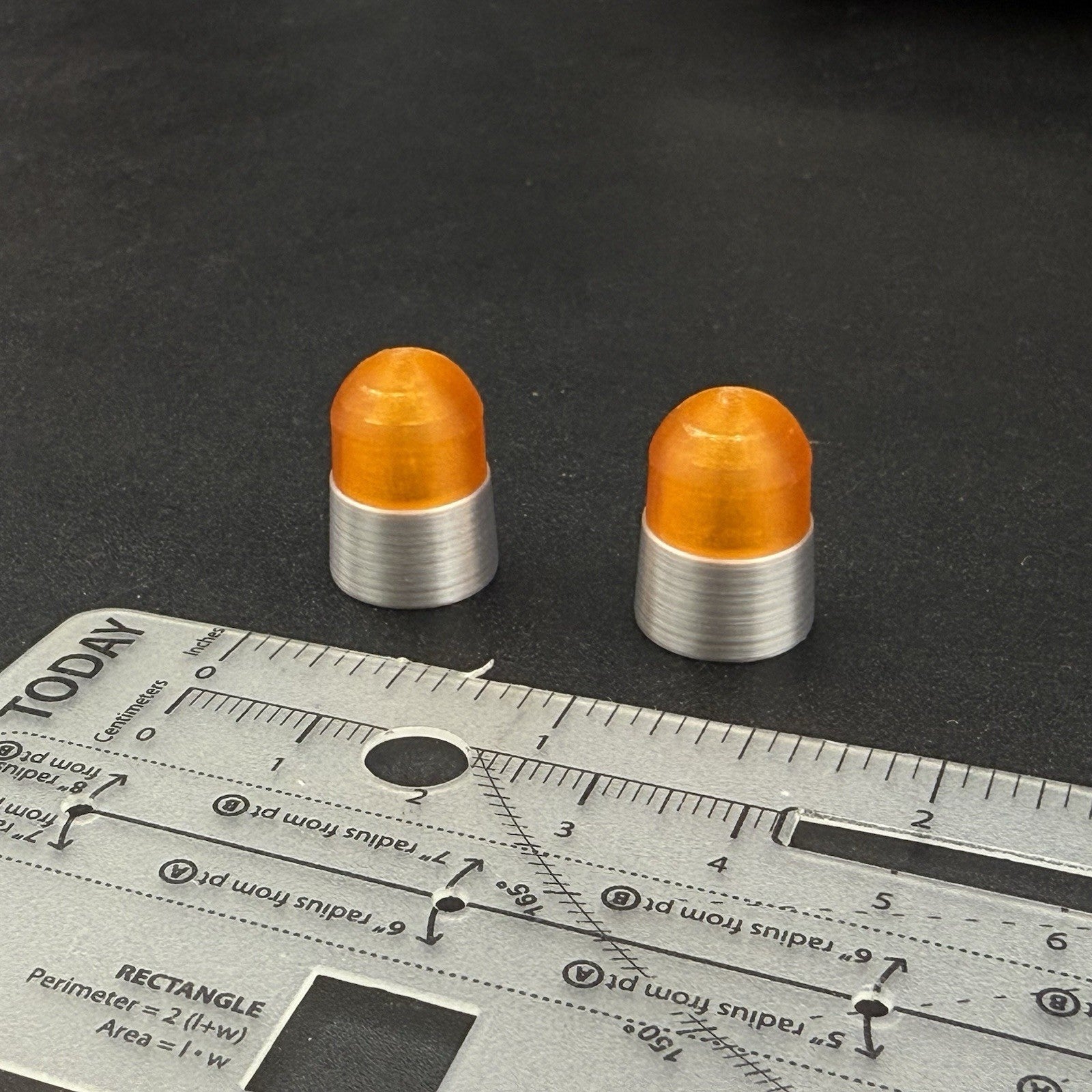 2 Pack 1/18 LED Compatible Amber Beacon Ray Lightbar Security Tow Work Truck10