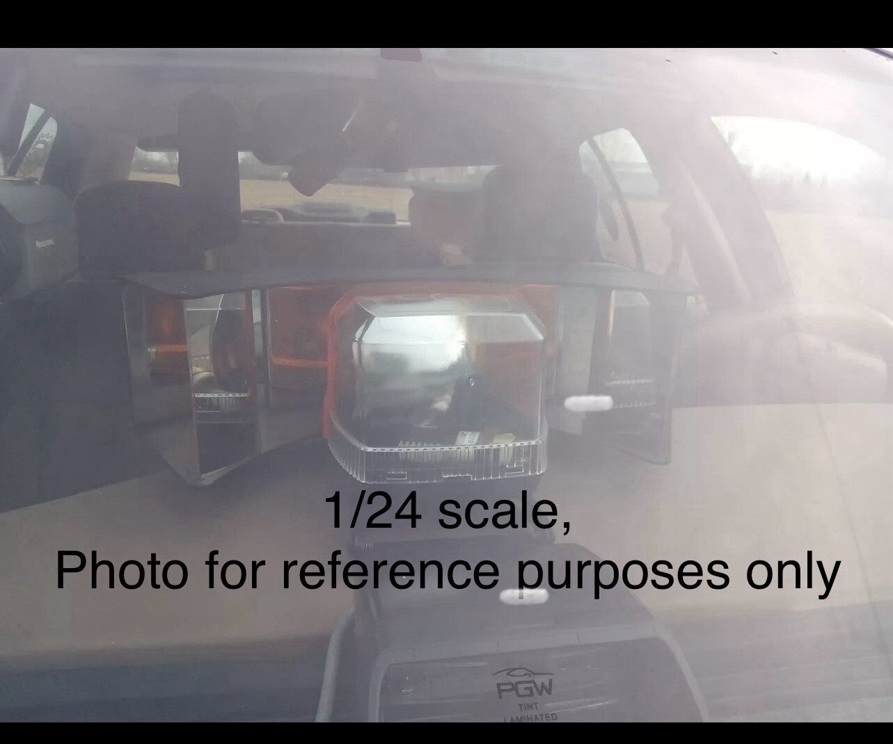 1/24 25 Scale Federal Signal fire beam Amber Red Blue Green Interior Lightbar13