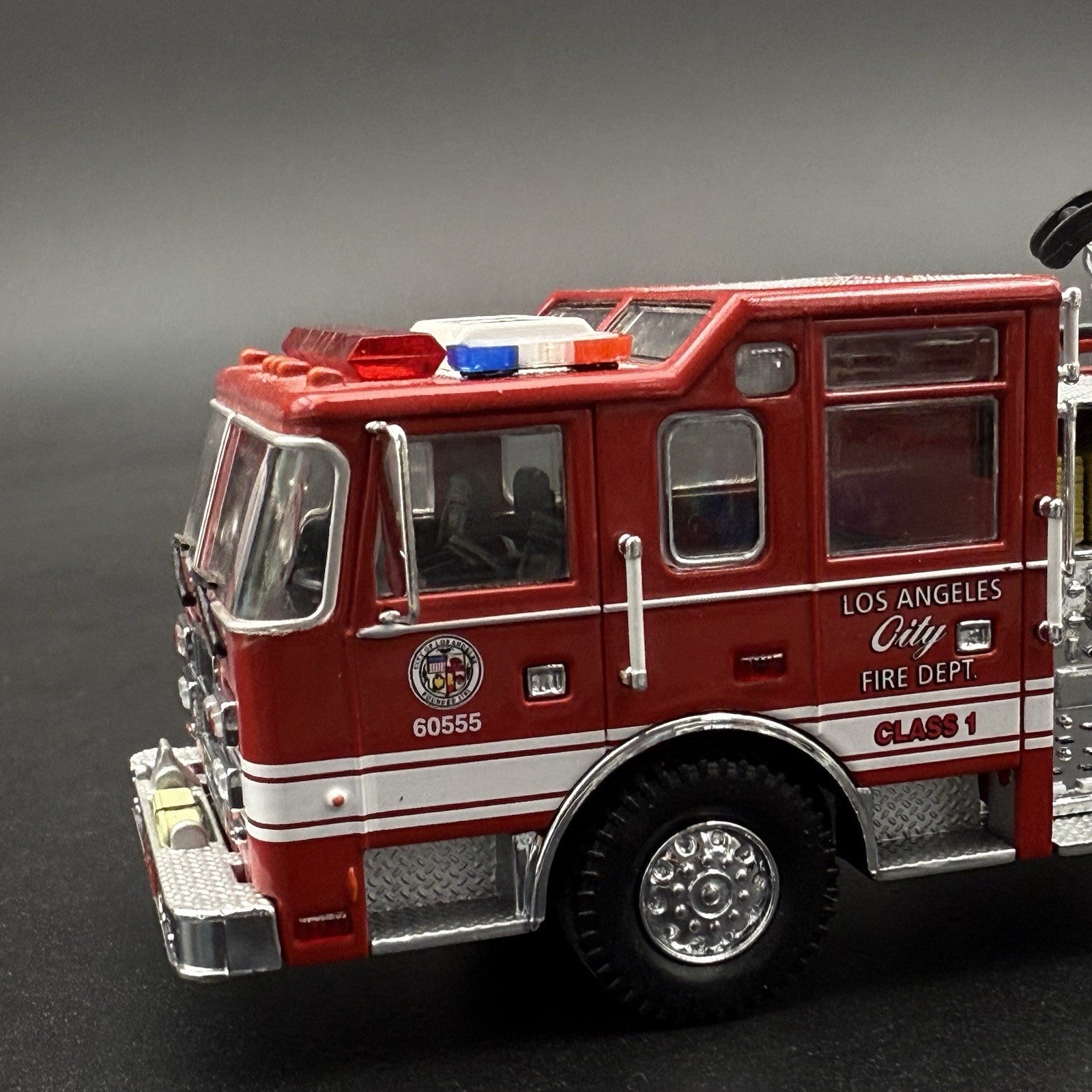 2 Pack 1/64 Mini Whelen Edge Blue Clear Red Lightbar Gray Top Police Fire EMS7