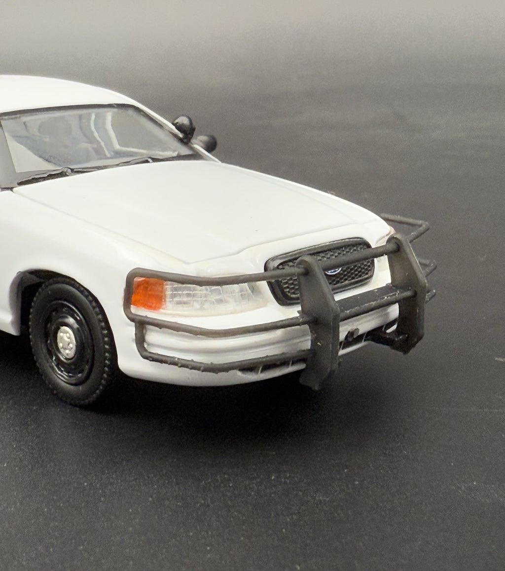 1/43 Go Rhino Wrap Around Push Bumper Pushbar For Greenlight Crown Vic Police4