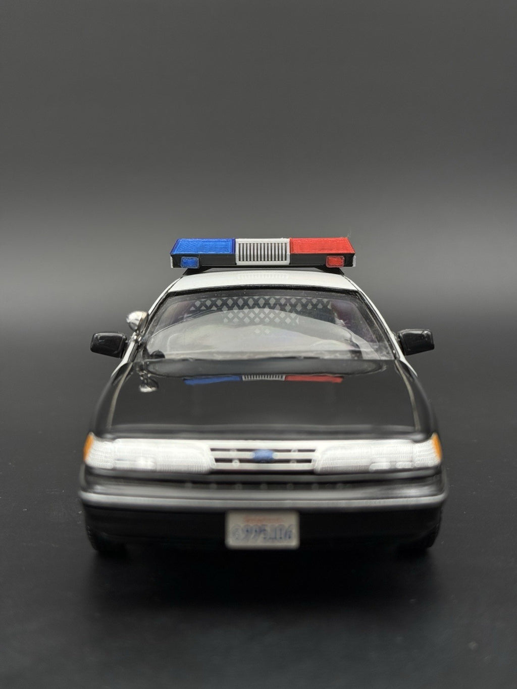 1/18 Scale Blue Red Chrome Streethawk Lightbar Police 1859 BR5
