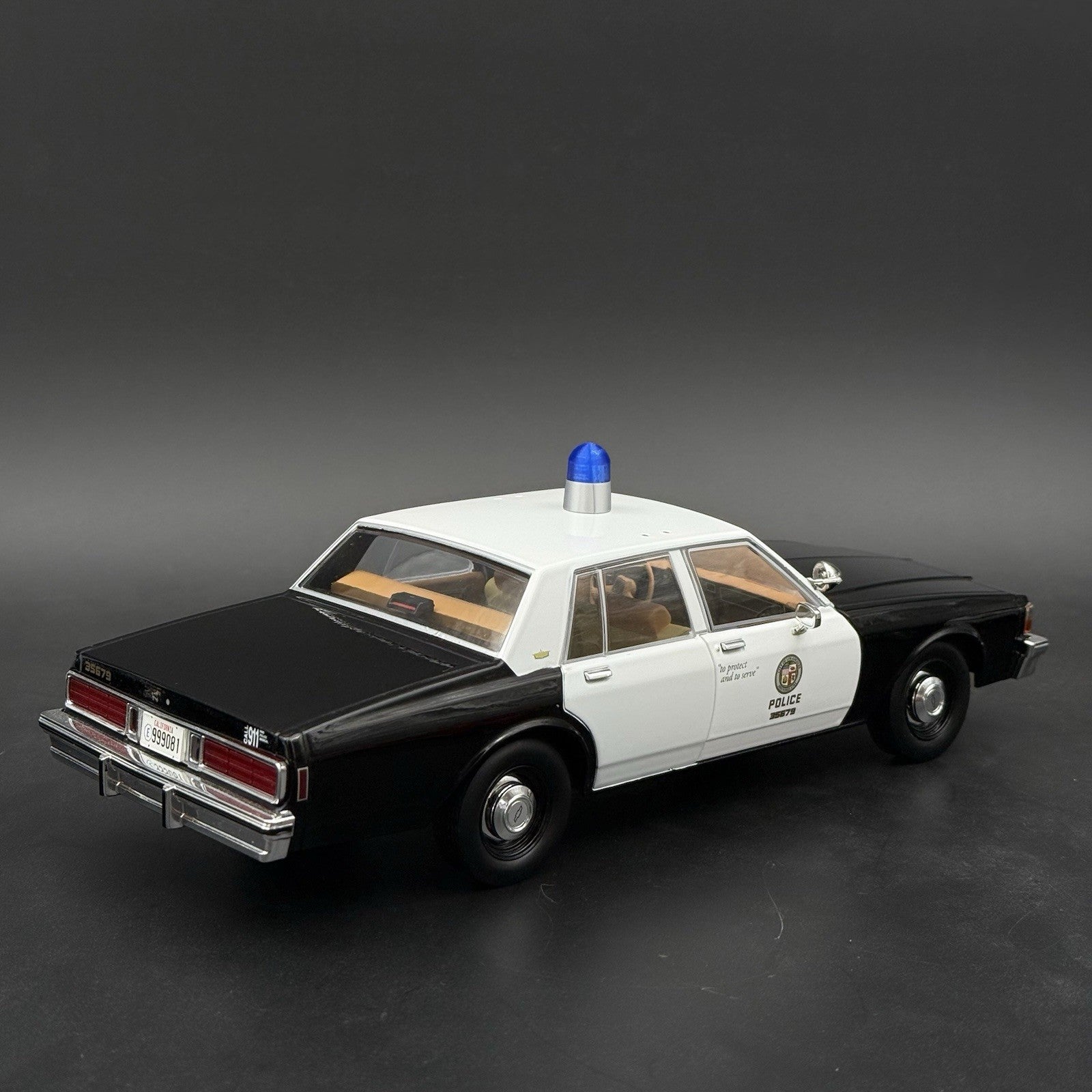 2 Pack 1/18 LED Compatible Blue Beacon Ray Lightbar Police Fire Sheriff6