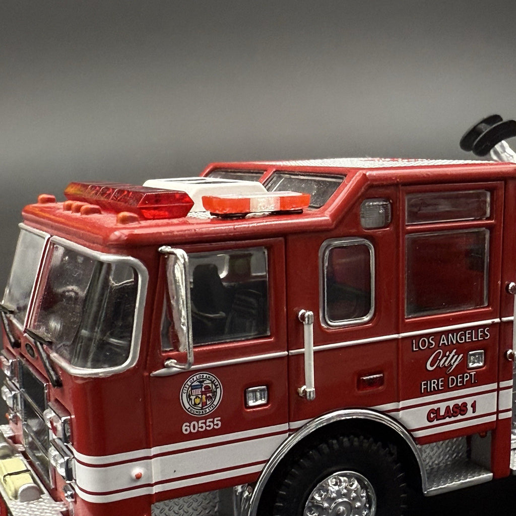 2 Pack 1/64 Mini Whelen Edge Red Clear Red Lightbar Gray Top Police Fire EMS5