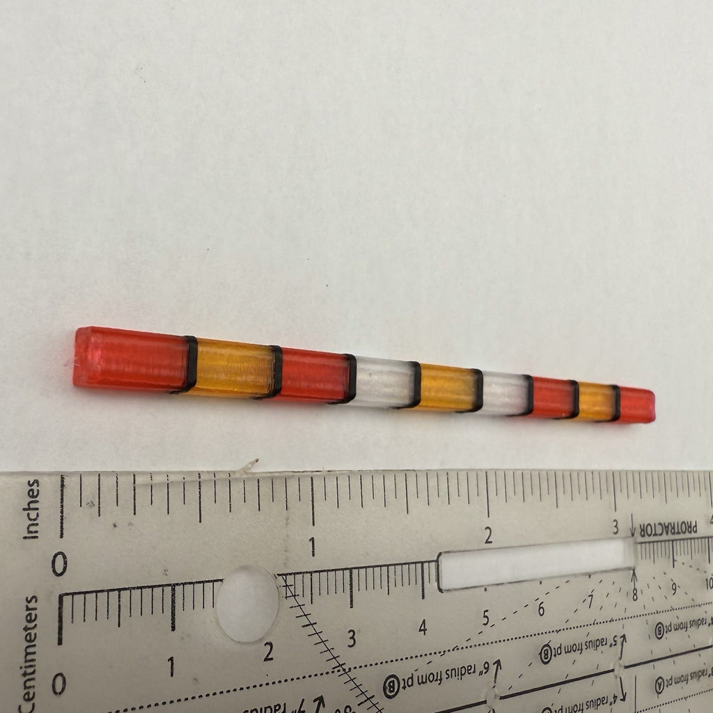 1/24 25 Scale Model Red Amber Clear Whelen 4500 Ambulance EMS Fire 2452RCA2