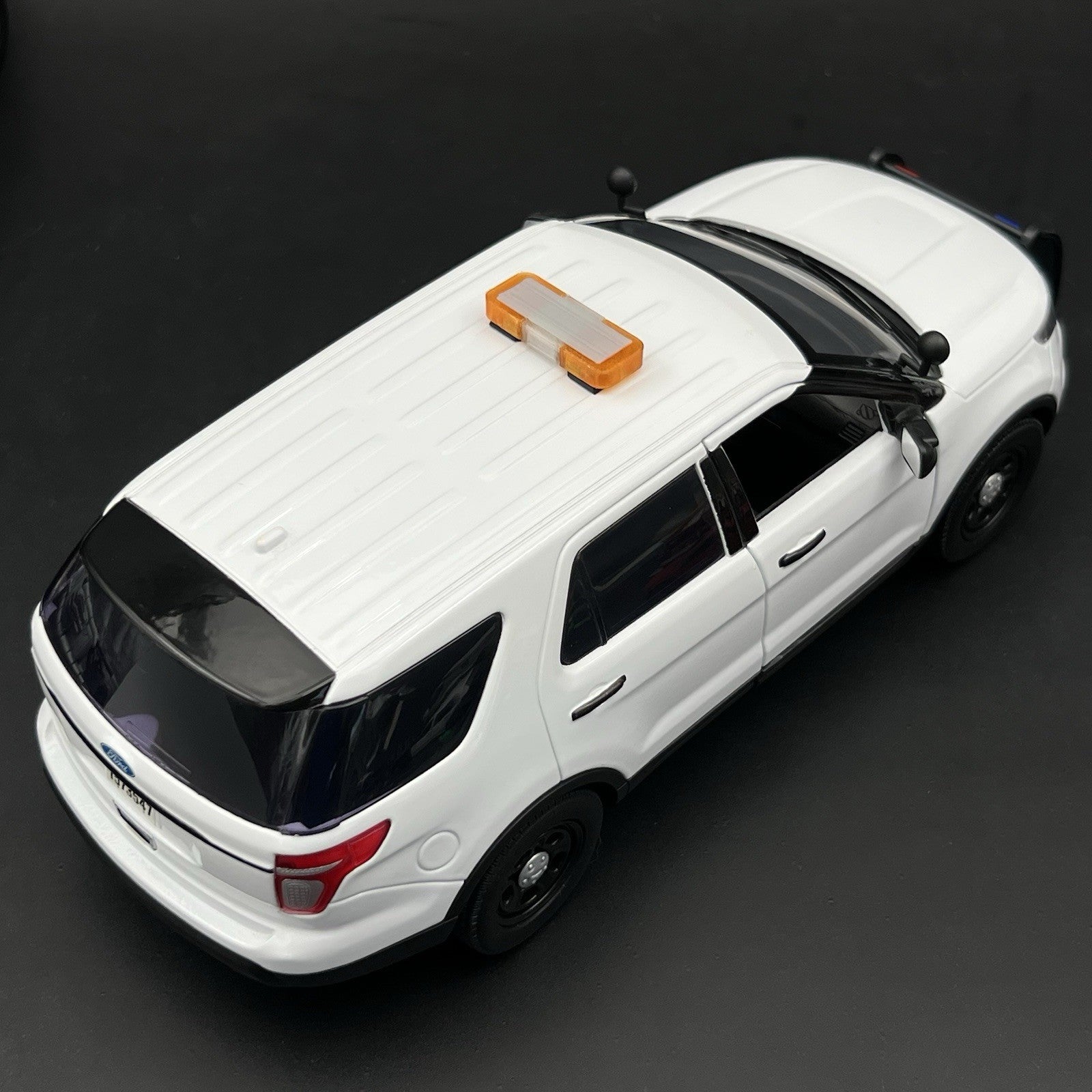 1/18 Mini Whelen Edge Lightbar Amber Clear Gray Top Cover10