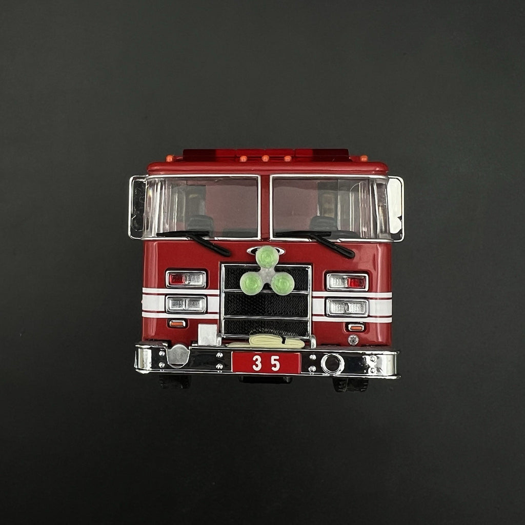 2 Pack 1/64 Roto Ray Green Emergency Light Code 3 Fire Truck Engine Ladder3