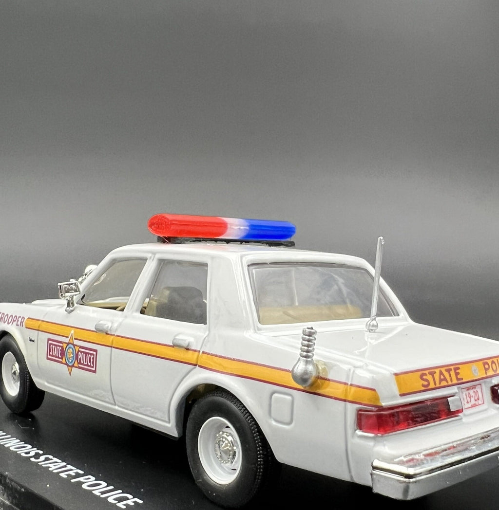 2 Pack 1/43 Blue Red Federal Signal Aerodynic Lightbar Greenlight Police Sheriff3