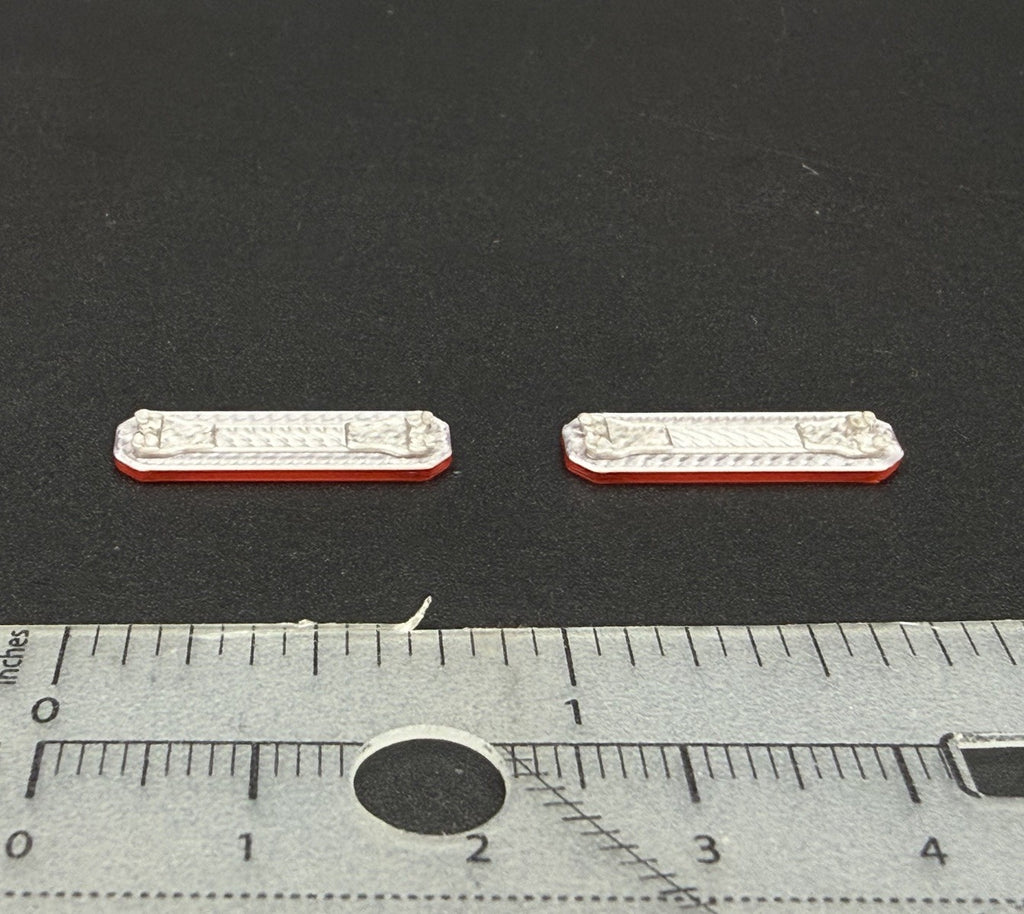 2 Pack 1/64 Scale Model Red Code 3 Defender Lightbar Fire EMS Police 6408R1