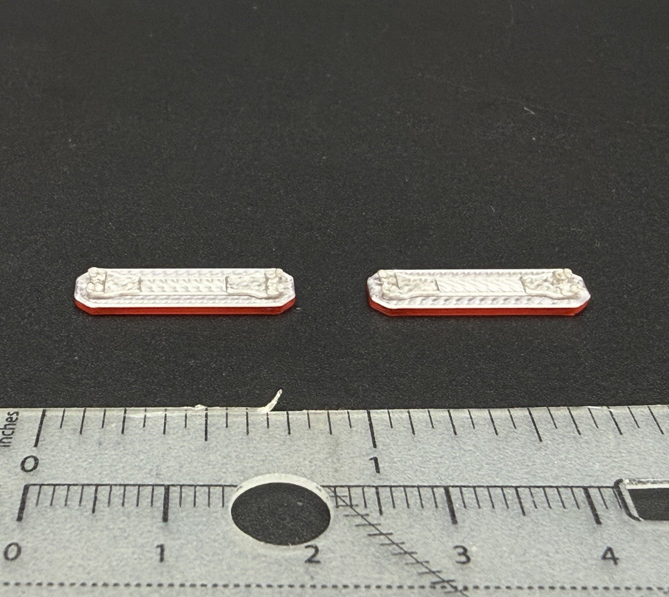 2 Pack 1/64 Scale Model Red Code 3 Defender Lightbar Fire EMS Police 6408R1