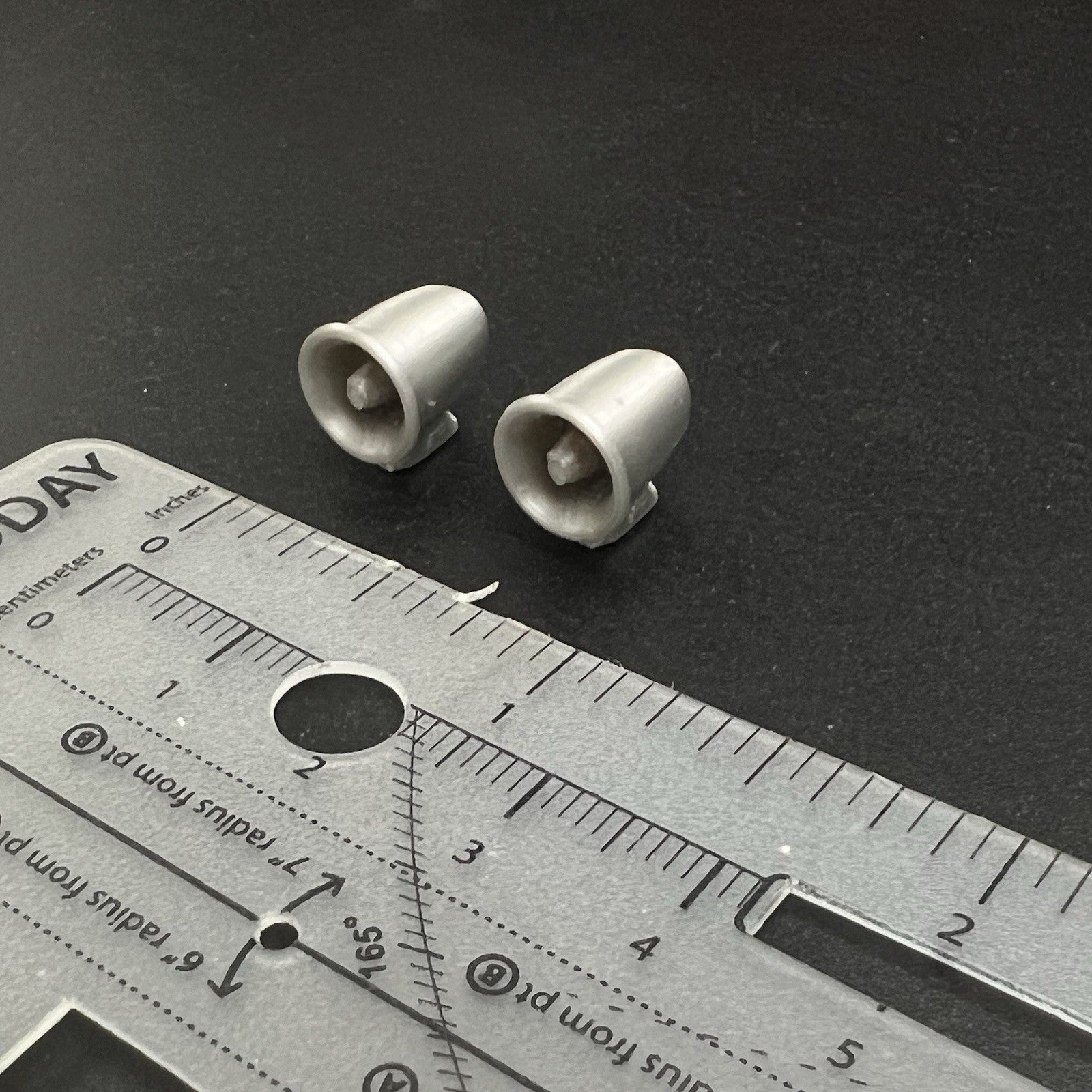 2 Pack 1/24 1/25 Scale Federal CP25 CP100 Siren Speakers Police Fire 2434Speaker3