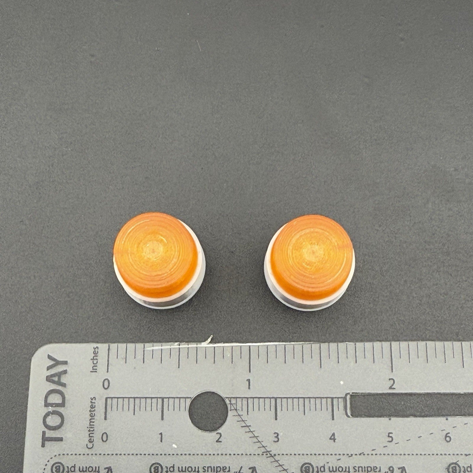 2 Pack 1/18 LED Ready Federal CJ 184 284 Amber Beacon Tow Work Truck Security1