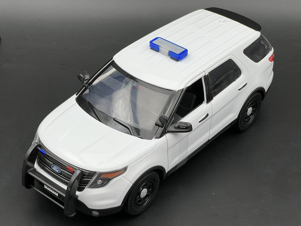 1/18 Mini Whelen Edge Lightbar Blue Gray Top Cover Honolulu Police Sheriff Fire5