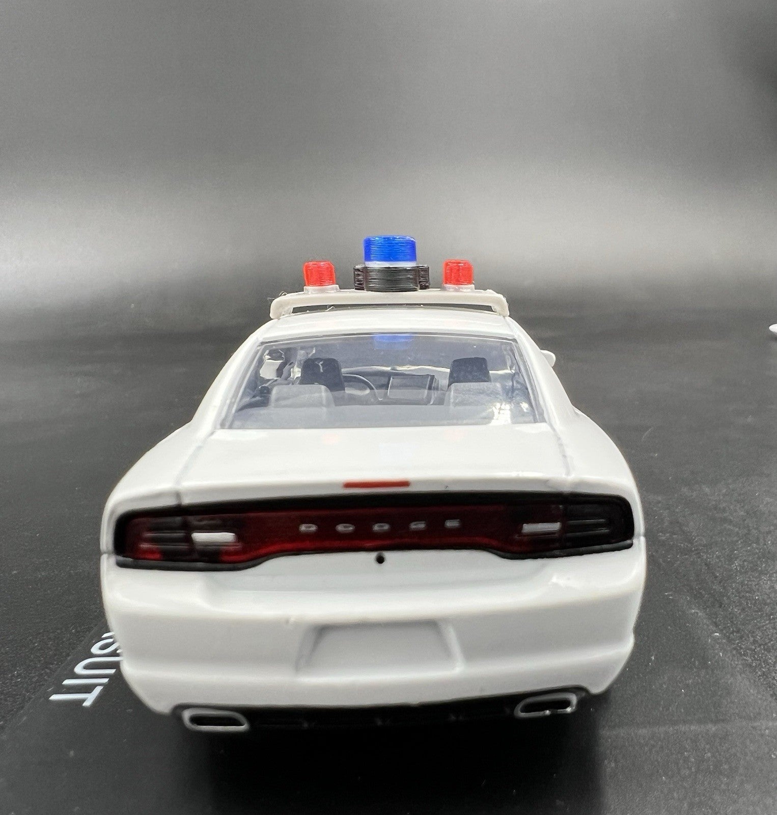 1/43 Vintage Red Beacon Blue Beacon With Siren Speaker Lightbar Police12