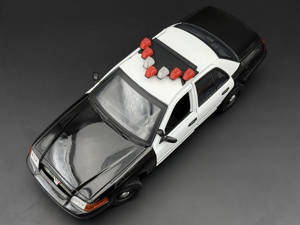 1/18 LED Ready NYPD Federal Signal Vector Vision Lightbar Police Pre-20083