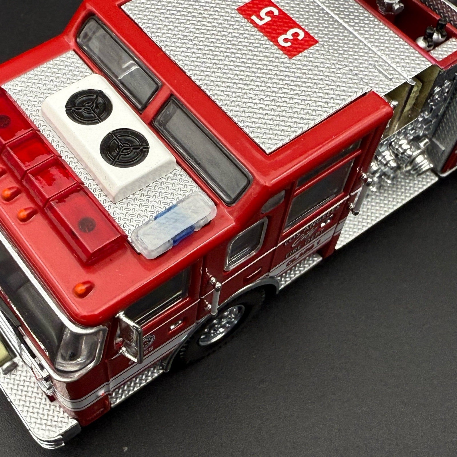 2 Pack 1/64 Mini Whelen Edge Clear Blue Clear Lightbar Police Fire Sheriff EMS6