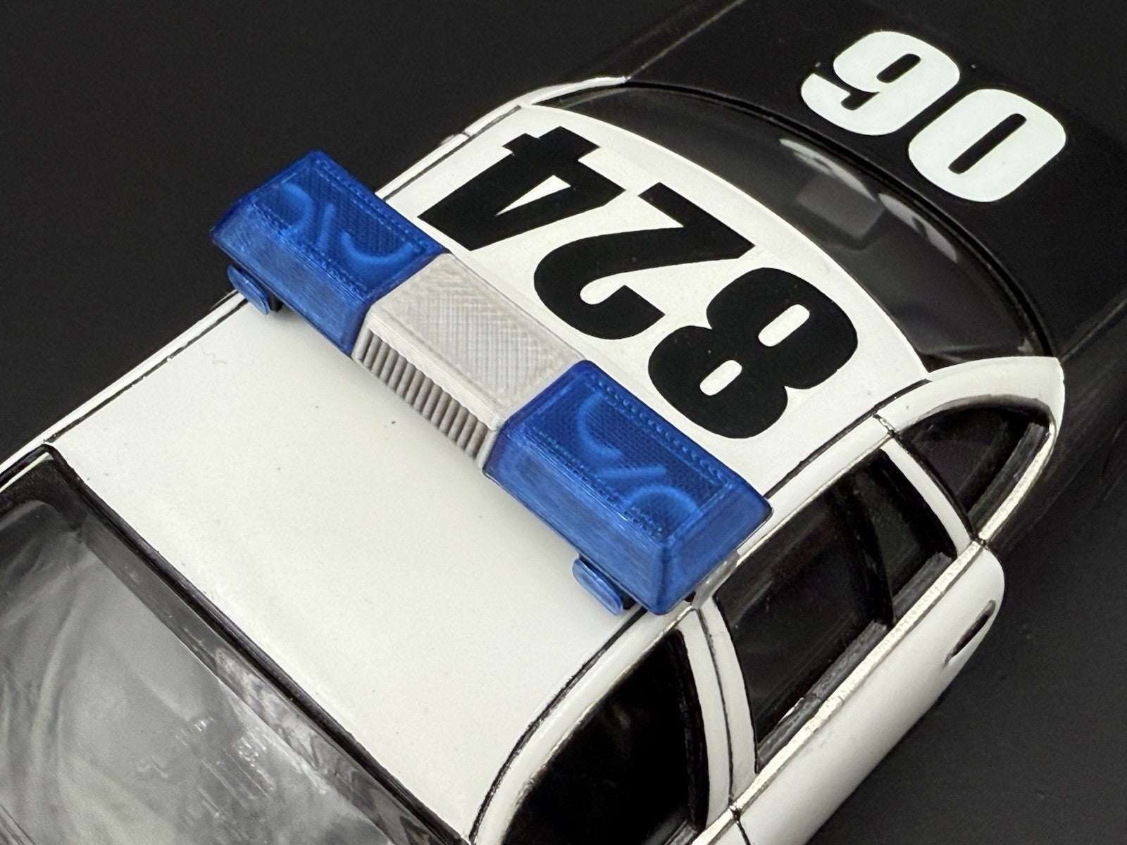 1/24 25 Scale Blue Chrome Streethawk Lightbar Police 24642