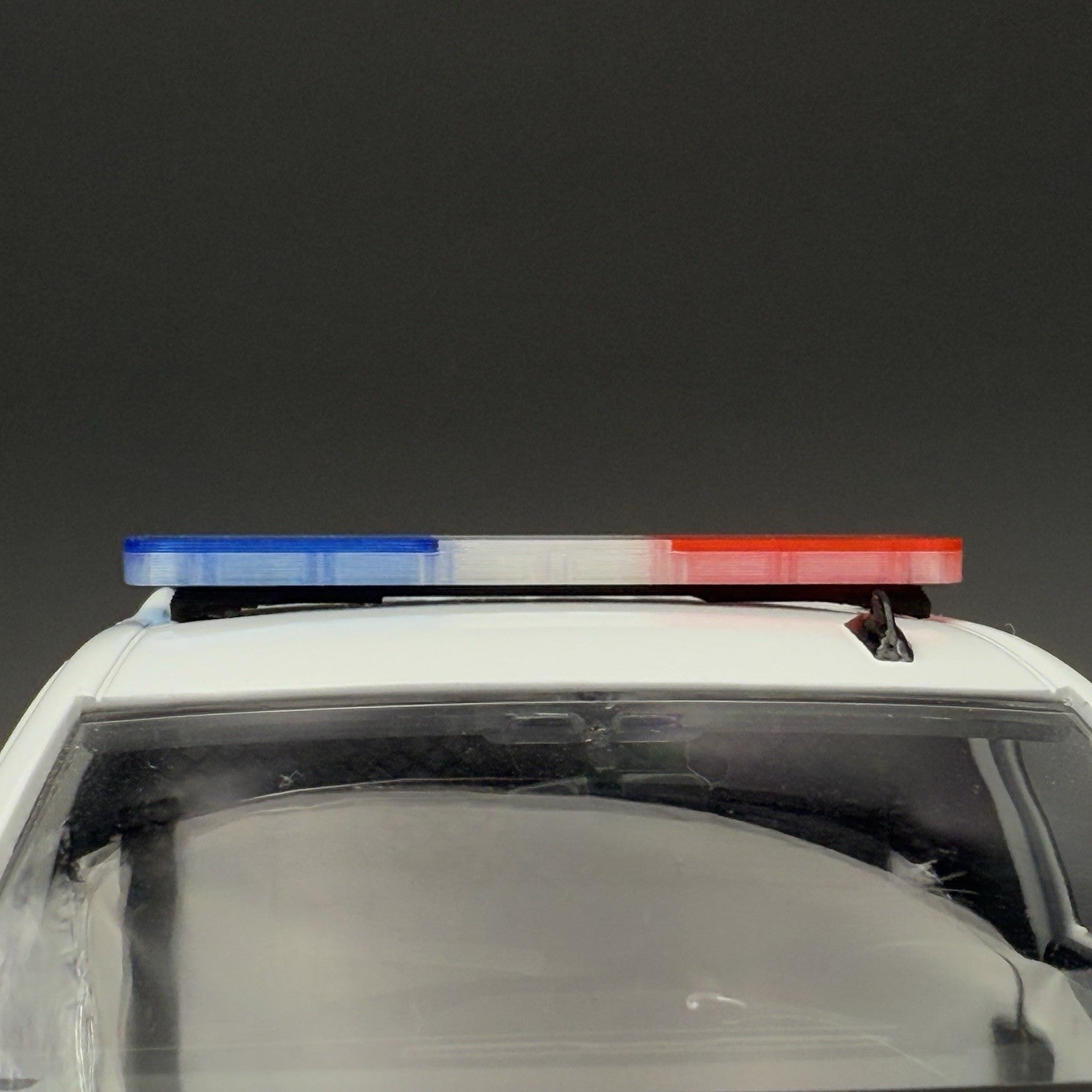 1/24 25 27 LED Compatible Tahoe Width XL Legend Lightbar Blue Clear Red Police3